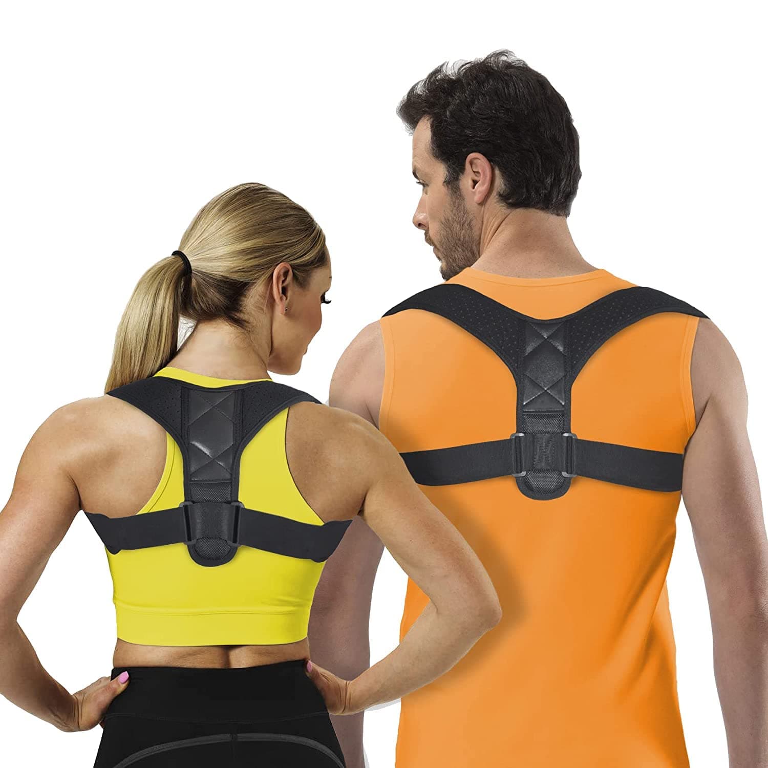 Correcteur de Posture de Dos Réglable – soulage la nuque, le dos et les épaules