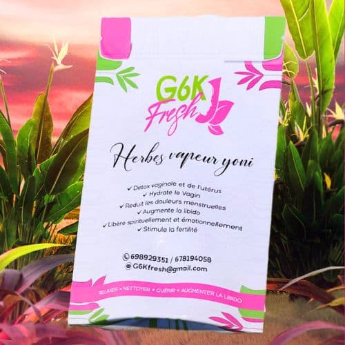 G6K Fresh Herbes Vapeurs Yoni pour la Flore Vaginale