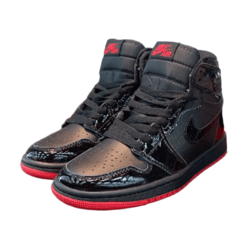 Chaussure de Basket avec Semelle Renforcée Noire Semelle Rouge