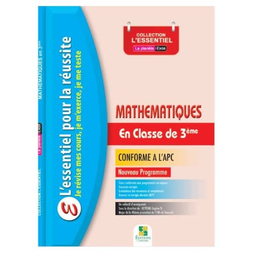 Mathématiques en Classe de 3ème, Collection L'ESSENTIEL