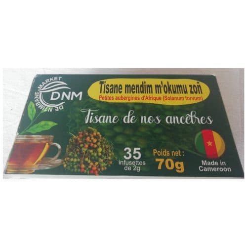 Tisane d'Aubergine Mendim Me Zon 35 Infusettes