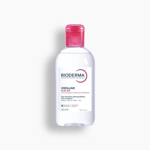 Eau micellaire dermatologique pour peaux sensibles et réactive avec rougeurs Créaline H2O AR BIODERMA 250ml
