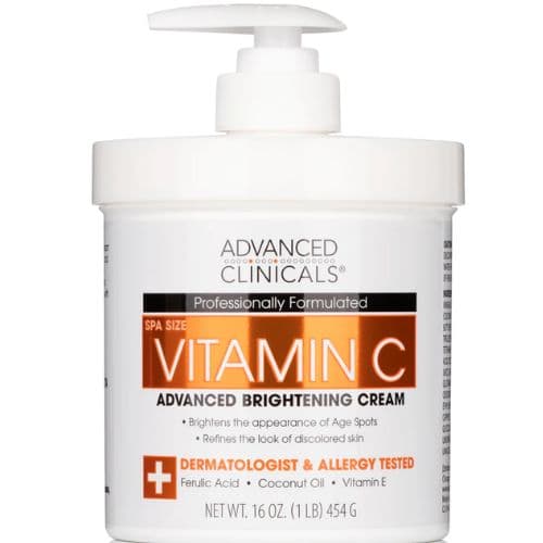 Crème pour le corps à la vitamine C ADVANCED CLINICALS 454ml