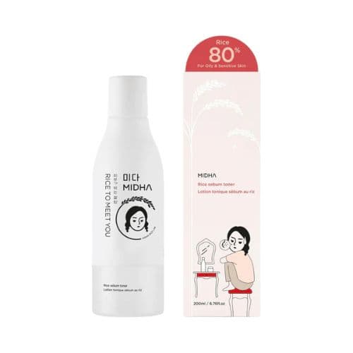 Lotion tonique sébo-régénérante au riz MIDHA 200ml