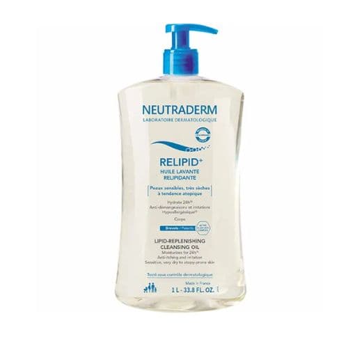Huile lavante pour peaux sensibles Relipid+ NEUTRADERM 1l