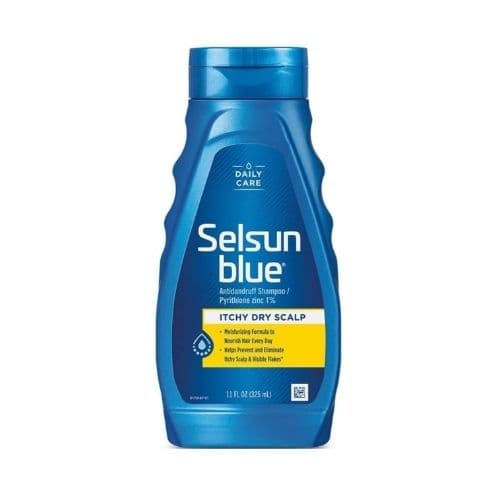 Shampoing antipelliculaire pour cuir chevelu sec et irrité SELSUN BLUE 325ml
