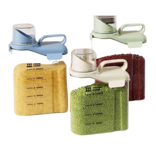 Récipients de stockage alimentaire en plastique pour organiser votre garde-manger 2.5L