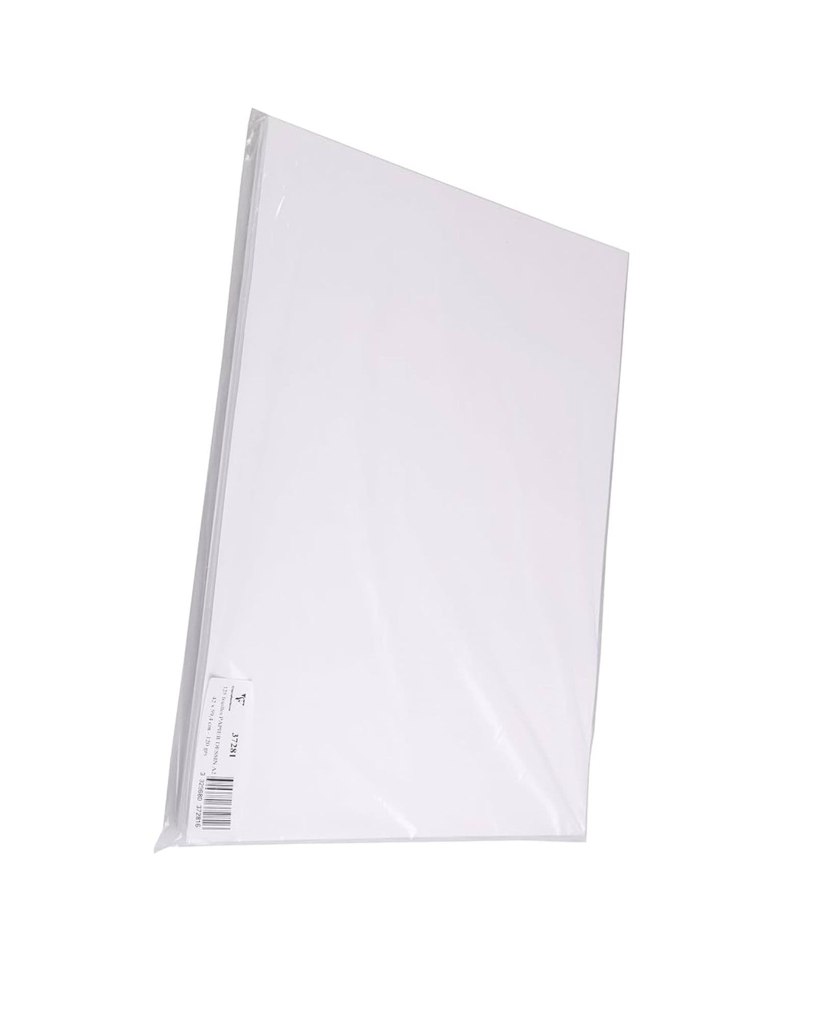 Papier glacé A5 blanc 100 pages