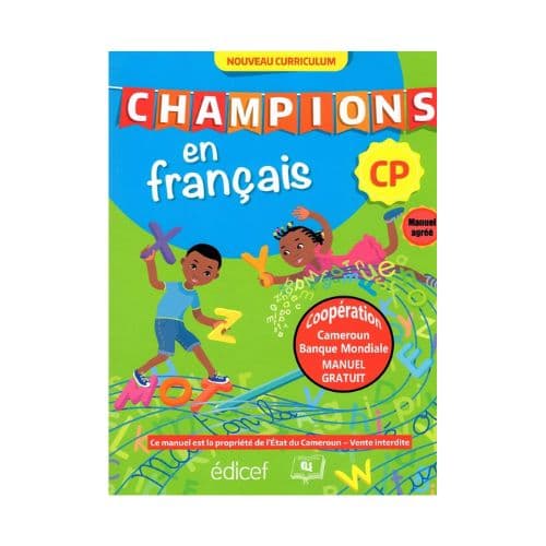 Livre Scolaire Champions En Français CP