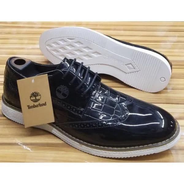 Timberland , Mocassin en Simili Cuir Noir