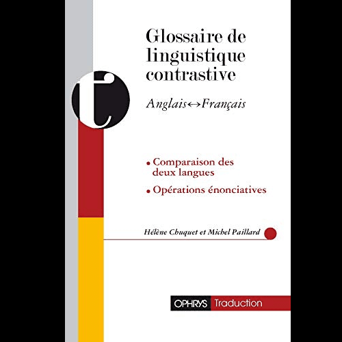Gloassaire de Linguistique Contrastive Anglais-Français