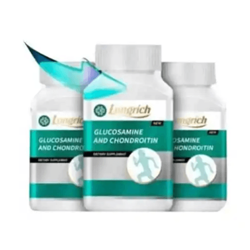 Gélules Longrich Glucosamine et Chondroïtine Arthro SupReviver Suppléments Diététiques 60 tablettes 700mg
