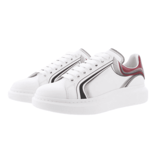 Tennis Alexander Mcqueen Semelle Robuste Rouge