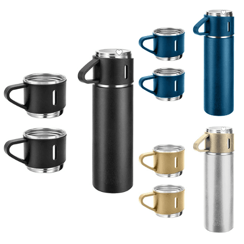 Kit Thermos et 3 Tasses 500ml
