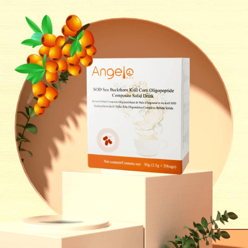 Compléments Alimentaires Sod Argousier Krill Corn Boisson Solide Composite à Base d'Oligopeptides 50g