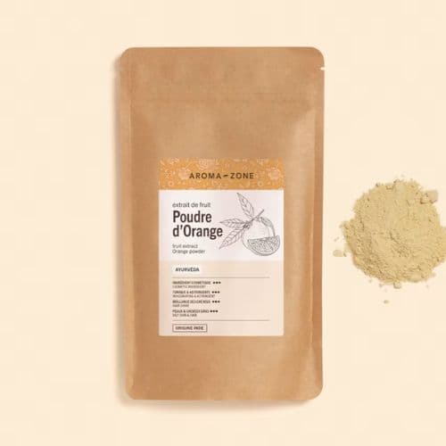 Poudre d'Orange pour soins de la peau et des cheveux AROMA-ZONE 250g