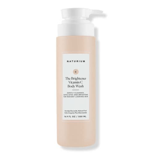 Gel douche éclaircissant à la vitamine C The Brightener NATURIUM 500ml