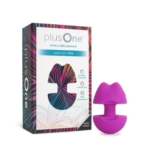 Vibromasseur de voyage à déploiement instantané avec 10 modes de vibration PLUS ONE