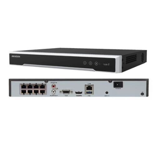 NVR, HIKVISION, 8 ports, PoE DS-7608NI-Q2/8P