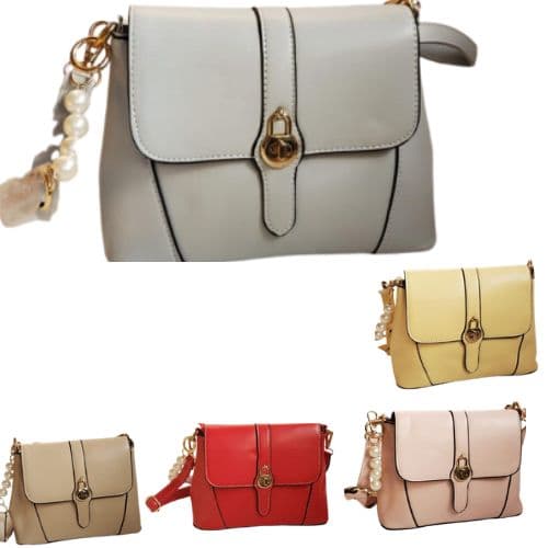 Sac à main en Bandoulière en Cuir PU Sacoche à Epaule de Style pour Femme