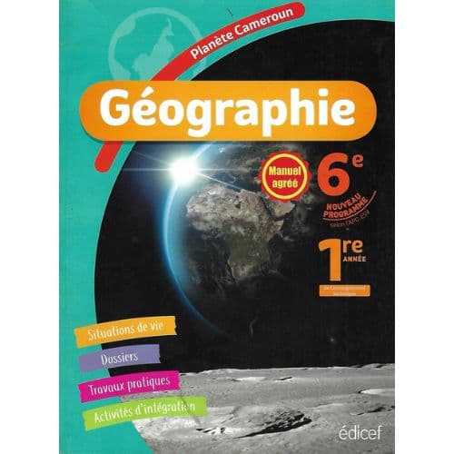 Géographie Planète Cameroun 6ème et 1ère année